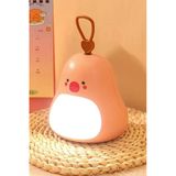 Coverzone Avokado Tasarımlı Gece Lambası – 3 Kademeli Işık Ayarı, Rgb Atmosfer Modu, Usb Şarjlı, Taşınabilir Silikon Bebek Uyku Işığı,