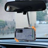 Coverzone Ayarlanabilir Araç Dikiz Aynası Telefon Tutucu GPS Takip Standı Universal 6-10cm Telefon Tutucu