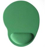 Coverzone Bilek Destekli Mouse Pad Kumaş Yüzey Kaymaz Alt Taban Kullanıcı Dostu Şık ve Rahat Tasarım Fare Altlığı (Yeşil)
