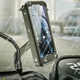 Coverzone Bisiklet Motosiklet ve Scooter için Dikiz Ayna Uyumlu Telefon Tutucu Universal Modellere Uyumlu Kolay Kurulum ve Kullanım DS-MTH3