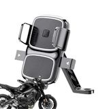 Coverzone Bisiklet Motosiklet ve Scooter için Dikiz Aynası Uyumlu Telefon Tutucu Orjinal Malzeme Yüksek Kalite 360 Derece Dönebilen Universal Modellere Uyumlu Kolay Kurulum ve Kullanım ZR658 (ZR658)