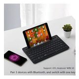 Coverzone Bluetooth 3.0 Ultra Ince Klavye Şarjlı Multi Device Mac/win/android/ios Uyumlu Tablet Standlı Kablosuz Klavye K6100