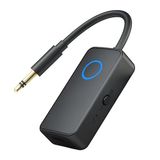 Coverzone Bluetooth 5.4 Ses Alıcı & Verici – 2’si 1 Arada AUX Adaptör, 3.5mm Jak, USB-C Şarj, 15m Kablosuz Menzil, 180mAh Batarya, Araç & Ev Hoparlör için Kablosuz Müzik Adaptörü | M30