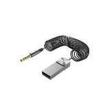 Coverzone Bluetooth Adaptör Araba ve Araç USB ve 3.5mm AUX Giriş Bluetooth 5.1 Adaptör Çevirici B27