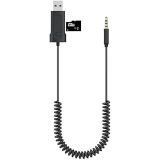 Coverzone Bluetooth Adaptor AUX 3.5mm Girişli Bluetooth Çevirici Araç Araba Bilgisayar Speaker Yada Bluetooth Özelliği Olmayan Cihazlara Bluetooth Erişimi İçin 35cm BT750 (BT750)