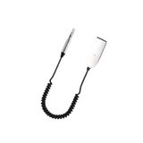 Coverzone Bluetooth Adaptör AUX 3.5mm Girişli Çevirici - Araç, Araba, Bilgisayar, Speaker veya Bluetooth Özelliği Olmayan Cihazlar İçin - 35cm BT850