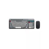Coverzone Bluetooth Klavye Mouse Kablosuz Klavye ve RGB Mouse Set 2.4G Bluetooth Lithium Batarya ZYG-806