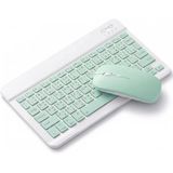 Coverzone Bluetooth Özellikli Şarjlı Klavye ve Pilli Mouse Seti Kablosuz Bağlantılı Kompakt Tasarım Günlük Ofis Ev Çalışma ve Bilgisayar Kullanımı İçin Klavye Mouse Seti 25cm x 15cm