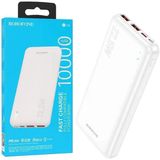 Coverzone Borofone 10000mAh PD20W 22.5W QC3.0 37Wh Güç Bankası Powerbank iPhone ile Uyumlu Şarj Seviyesi Led Gösterli Kompak ve Modern Tasarım BJ38