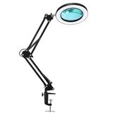 Coverzone Büyüteçli 2in1 Standlı Klinik, Dövme ve El Sanatları için Yuvarlak Işık 6.3 inç (16cm) Stüdyo Işık ve Tripod Kamera Youtuber Twich Kick Halka Yayıncı Işığı FL130
