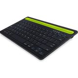 Coverzone C380 Çift Bluetooth Ince Tasarım IPad Ile Uyumlu Telefon Tablet Tutuculu Bluetooth Klavye