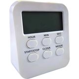 Coverzone Çok Fonksiyonlu Elektronik Zamanlayıcı, LCD Geniş Ekranlı Dijital Timer, Saat Alarm Geri Sayım ve Kronometre Modları, Saat Dakika Saniye Ayarlı, AAA Pilli Masa Tipi Timer | DOL-288