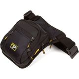 Coverzone Çok Gözlü Seyehat Spor Kullanımına Uygun Bel Bacak Omuz Göğüs Cepli Çok Bölmeli Motosiklet Bisiklet Yürüyüş ve Kamp Kullanımına Uygun Outdoor Çok Amaçlı Unisex Kadın ve Erkek Çanta No 904 - 010 - Siyah