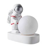 coverzone Dekoratif Astronot Ay Küre Walk Masa Lambası