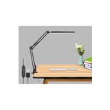 Coverzone Dekoratif Led Masa Lambası USB Kablolu Kademeli 3 Eklemli Kıskaçlı Masa Lambası Kitap Okuma SY040