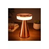 Coverzone Dekoratif Masa Lambası Type-C Şarjlı Led Gece Lambası Dokunmatik Modern | Pc8235