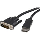 Coverzone DisplayPort to DVI Kablo 1.8 Metre Full HD 1080P Görüntü Aktarım Destekli DP to DVI Dönüştürücü Kablo Monitör TV Projeksiyon Uyumlu Dayanıklı Yüksek Performans Bağlantı Kablosu | ZR1156
