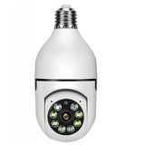 Coverzone E26 Ampul Kamera 5 MP WiFi 2,4 GHz 5 GHz Pan Eğim 10X Zoom Otomatik Takip Renk Gece Hareket Algılama 2 Yönlü Ses SD Kart Kaydı Güvenlik Kamerası Kolay Kurulum | V380