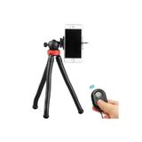Coverzone Flexible Youtuber 30cm Ahtapot 360 Derece 320gr Selfie Telefon Tutucu Tripod+Bluetooth Kumandalı