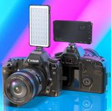 Coverzone Fotoğraf ve Video Işık Ürün Tanıtım, Youtuber Yayıncı Aydınlatma Efekti Vlog Canlı Yayın Video Konferans için Fotoğraf Dolgu Işığı M135 (Kamera Işık)
