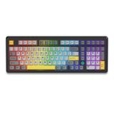 Coverzone Full RGB Aydınlatmalı Kablolu Mekanik Klavye – 101 Tuş, N-Key Rollover, 20 RGB Modu, 1.6m USB Type-C Kablo, ABS Gövde, AJAZZ AK980 Sarı Siyah DayDream Switch