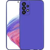 Coverzone Galaxy A33 5g Ile Uyumlu Kılıf Premier Silikon Kapak Saks Mavisi