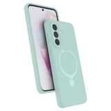 Coverzone Galaxy A57 ile uyumlu Kılıf MagSafe ile uyumlu Z-Samara Kapak Wireless Şarj Özellikli Stand Olabilen A57 kilif Su Yeşili