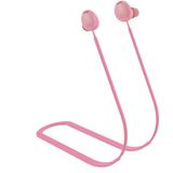Coverzone Galaxy Buds2 ile uyumlu/Galaxy Buds2 Pro ile uyumlu Yumuşak Güçlü Silikon Özel Kaymaz Tasarım Spor Kaybolmaya Karşı Kulaklık Aksesuarları Boyun ipi Pembe