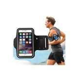 Coverzone Galaxy M10 Kol Bandı Kılıf Koşu Bandı Kulaklık Çıkışlı Armband Su Geçirmez Siyah