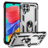 Coverzone Galaxy M33 İle Uyumlu Kılıf Silikon Mega Case Stand Olabilme Özelliği Olan Shockproof Kapak Kılıf Galaxy M33 ile Uyumlu Gri