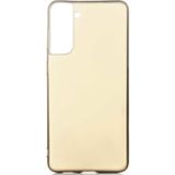 Coverzone Galaxy S21 Plus Kılıf Premier Silikon Arka Kapak Kılıf Gold