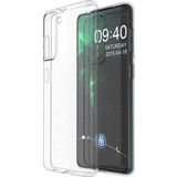 Coverzone Galaxy S21 Ultra Kılıf Süper Silikon Kapak Şeffaf