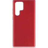 Coverzone Galaxy S22 Ultra Kılıf Premier Silikon Kapak Kırmızı