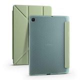 Coverzone Galaxy Tab A7 10.4 T500 2020 İle Uyumlu Tofu Folding Kalem Tutacaklı Standlı Kılıf Açık Yeşil
