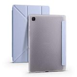 Coverzone Galaxy Tab A7 10.4 T500 2020 İle Uyumlu Tofu Folding Kalem Tutacaklı Standlı Kılıf Mavi