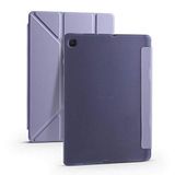 Coverzone Galaxy Tab A7 10.4 T500 2020 İle Uyumlu Tofu Folding Kalem Tutacaklı Standlı Kılıf Mor