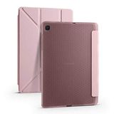 Coverzone Galaxy Tab A7 10.4 T500 2020 İle Uyumlu Tofu Folding Kalem Tutacaklı Standlı Kılıf Rosegold