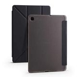 Coverzone Galaxy Tab A7 10.4 T500 2020 İle Uyumlu Tofu Folding Kalem Tutacaklı Standlı Kılıf Siyah