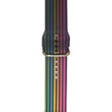 CoverZone Galaxy Watch 3 45 mm Uyumlu Renkli Desenli Erstwhile Rainbow Kayış Kordon