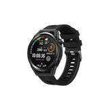 CoverZone Galaxy Watch 46 mm Grealish Silikon Delikli Siyah Kordon