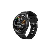 CoverZone Galaxy Watch Active 2 44 mm Grealish Silikon Delikli Siyah Kordon