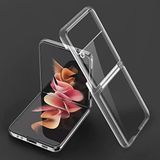 Coverzone Galaxy Z Flip 4 ile uyumlu Kılıf Katlanabilen Şeffaf Galaxy Z Flip 4 ile uyumlu Wonderful Kılıf Şeffaf Kılıf