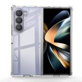 Coverzone Galaxy Z Fold 6 ile uyumlu Kılıf Süper Esnek Yapılı Kamera Korumalı Toz ve Kirden Koruyan Silikon ile Galaxy Z Fold 6 uyumlu Süper Şeffaf Kapak