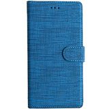 Coverzone General Mobile Gm 21 Pro İle Uyumlu Standlı Kartvizitli ve Para Gözlü Kumaş Desen Cüzdan Kılıf Lacivert