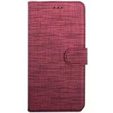Coverzone General Mobile Gm5 Plus Standlı Kartvizitli Ve Para Gözlü Kumaş Desen Cüzdan Kılıf Pembe