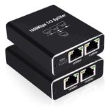 Coverzone Gigabit Ethernet RJ45 1 Giriş 3 Çıkış Ağ Bölücü USB-C Güç 4513 | Gigabit Ethernet RJ45 1 Giriş 3 Çıkış Splitter 1000 Mbps USB-C 5V Güç Destekli 100 m İletim 300 mA Kablolu Bağlantı