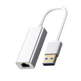 Coverzone Gigabit USB to Ethernet RJ45 Çevirici Kablolu İnternet Dönüştürücü 1000Mbps PC İle Uyumlu Laptop İle Uyumlu Alüminyum Kasa Tak Çalıştır USB-A to LAN Adaptörü RJ45 (ZR202 - USB)