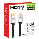 Coverzone Hdmi Kablo 1,5 Metre 4K HDTV 2160P 18Gbps Premium Altın Kaplama Uç Yüksek Hızlı Aktarım Plasma Lcd Pc Ses Ekipmanları (1,5 Metre)