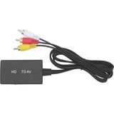 Coverzone Hdtv'den Hd'ye Dönüştürücü HDMI ile Rca Av/cvsb L/r Video 1080P ile Uyumlu (HDTV to AV) ZR1124