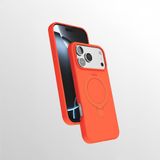 Coverzone Honor 600 ile uyumlu Kılıf MagSafe ile uyumlu Z-Samara Kapak Wireless Şarj Özellikli Stand Olabilen Honor 600 kilif Turuncu